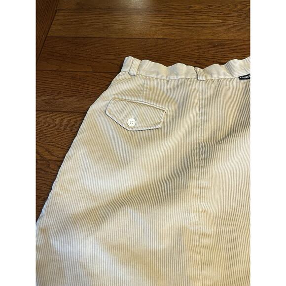 Vintage Women’s Cheenos Beige Light Tan Long Corduroy Skirt Front Slit Sz 12 - Picture 8 of 9